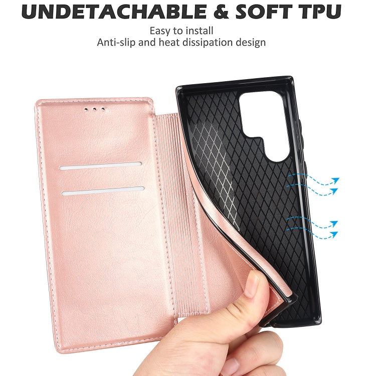 For Samsung Galaxy S22 Ultra  5G Card Slots Flip Leather Phone Case