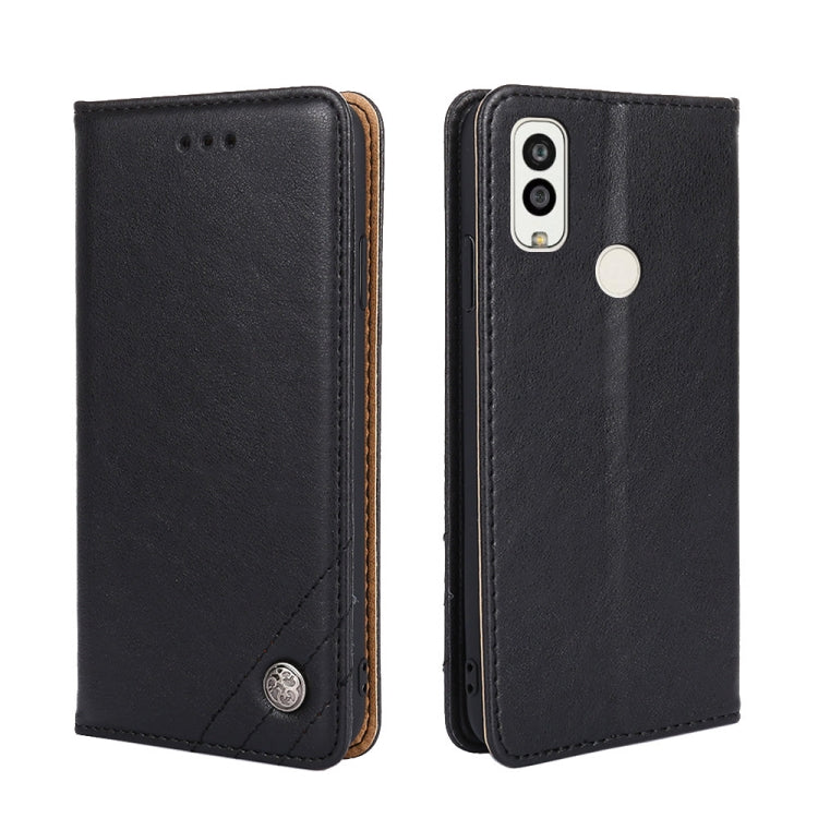 For Kyocera Android One S9/Digno SANGA edition Non-Magnetic Retro Texture Leather Phone Case