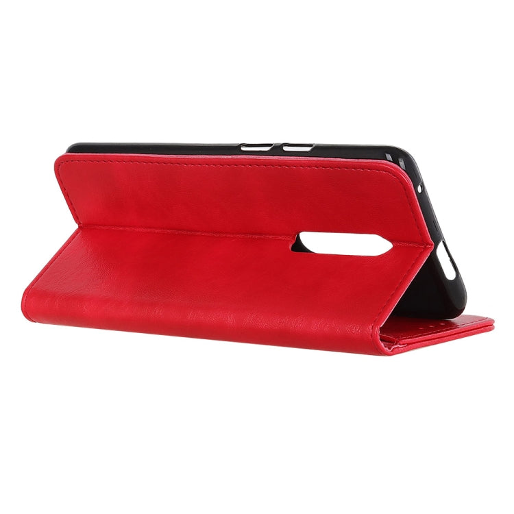 For OnePlus 8 Magnetic Retro Crazy Horse Texture Horizontal Flip Leather Case with Holder & Card Slots & Wallet