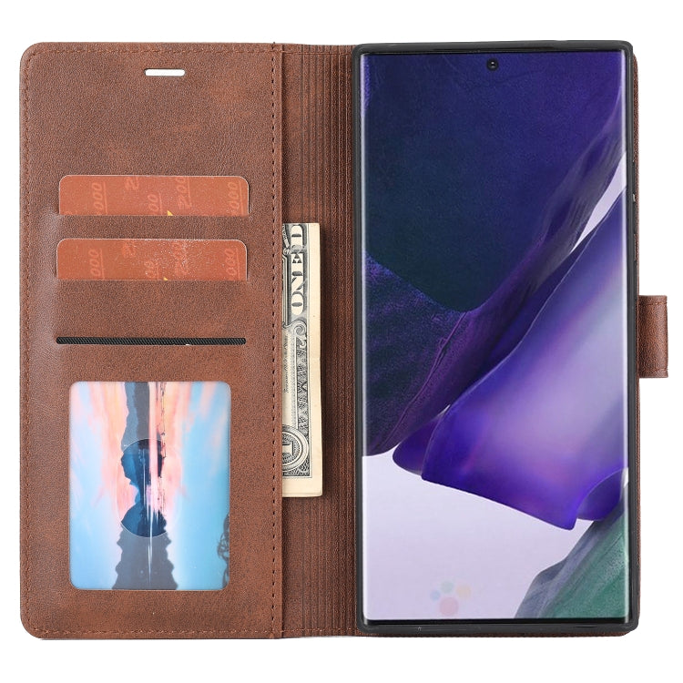 For Samsung Galaxy Note20 Ultra Classic Wallet Flip Leather Phone Case