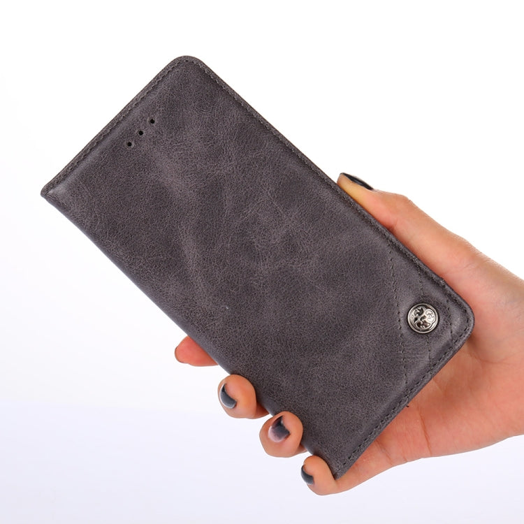 For Alcatel 1B 2022 Non-Magnetic Retro Texture Leather Phone Case