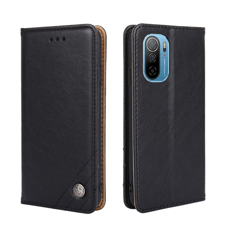 For Ulefone Note13P Non-Magnetic Retro Texture Leather Phone Case