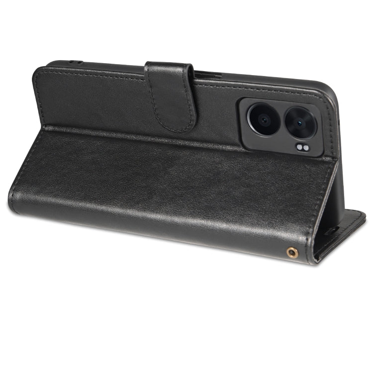 For OPPO A57 5G/Realme Q5i/Realme V23 AZNS Sheepskin Texture Flip Leather Phone Case