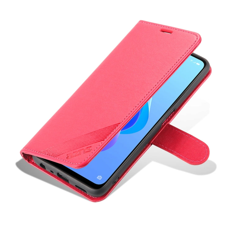 For OPPO A57 5G/Realme Q5i/Realme V23 AZNS Sheepskin Texture Flip Leather Phone Case