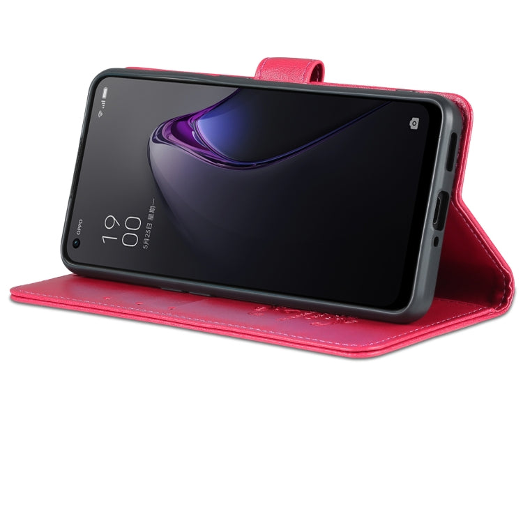 For OPPO Reno8/Reno8 Pro AZNS Sheepskin Texture Flip Leather Phone Case