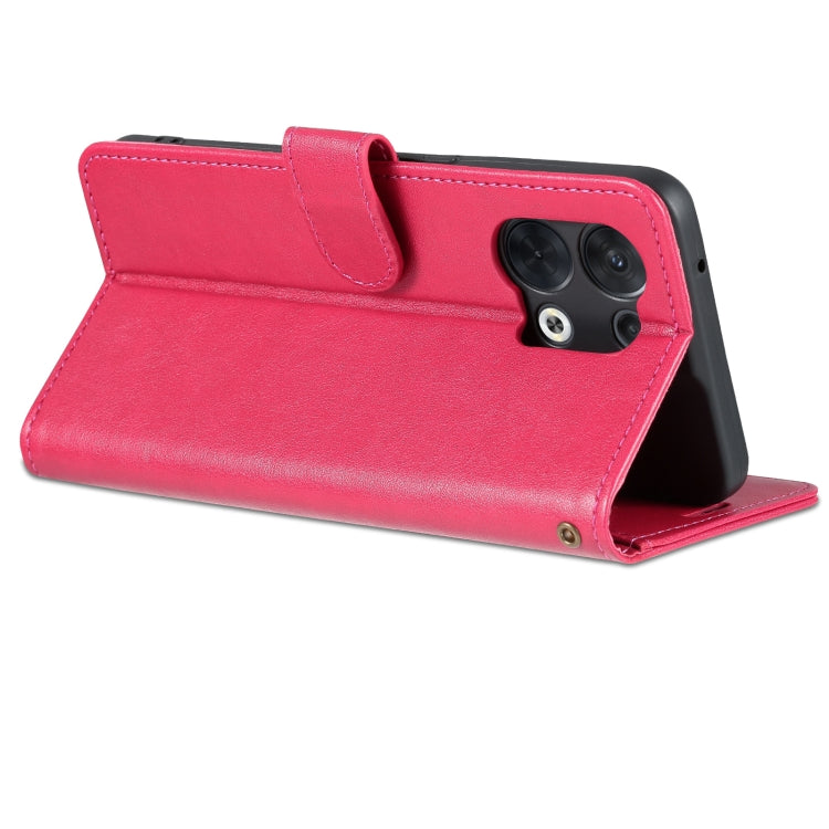 For OPPO Reno8/Reno8 Pro AZNS Sheepskin Texture Flip Leather Phone Case