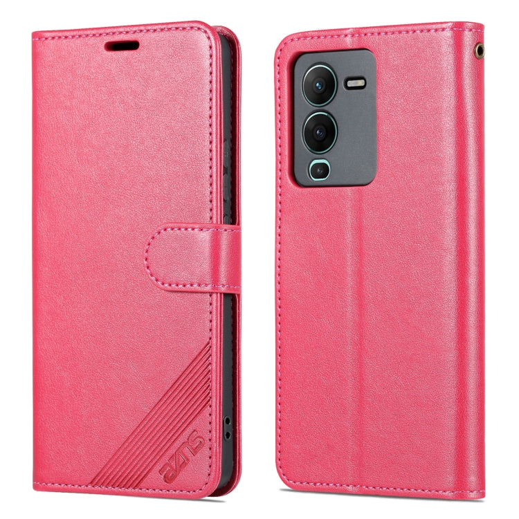 For vivo S15 AZNS Sheepskin Texture Flip Leather Phone Case