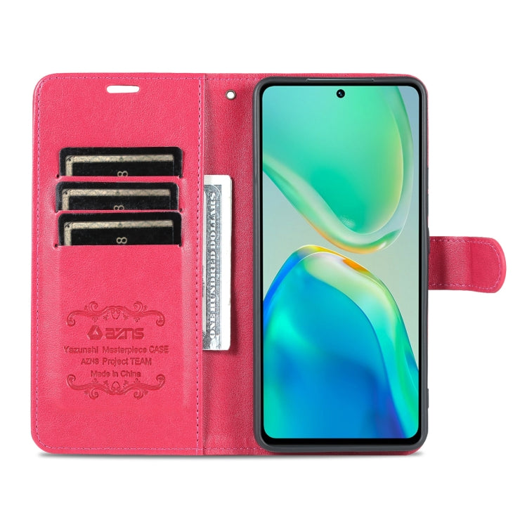 For vivo S15 AZNS Sheepskin Texture Flip Leather Phone Case