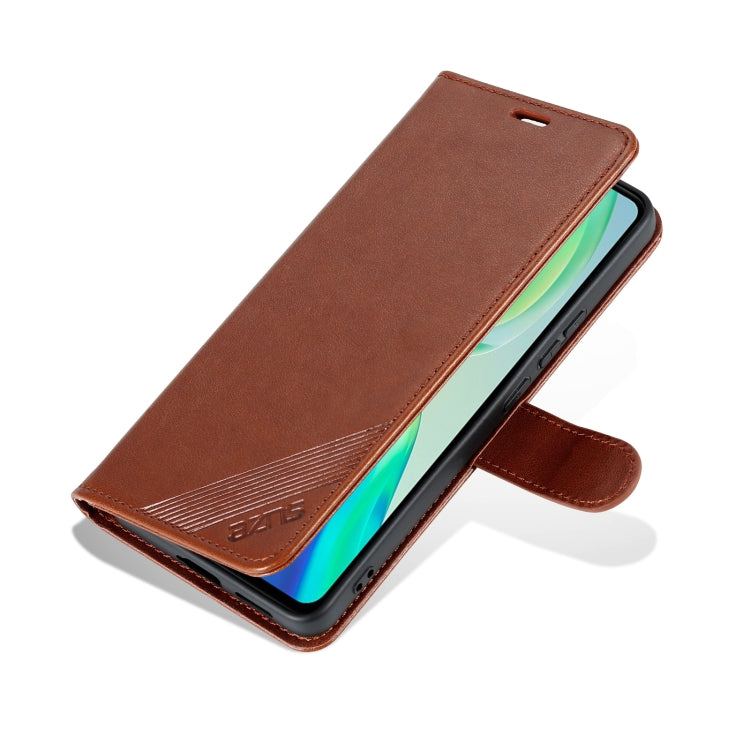 For vivo S15 AZNS Sheepskin Texture Flip Leather Phone Case