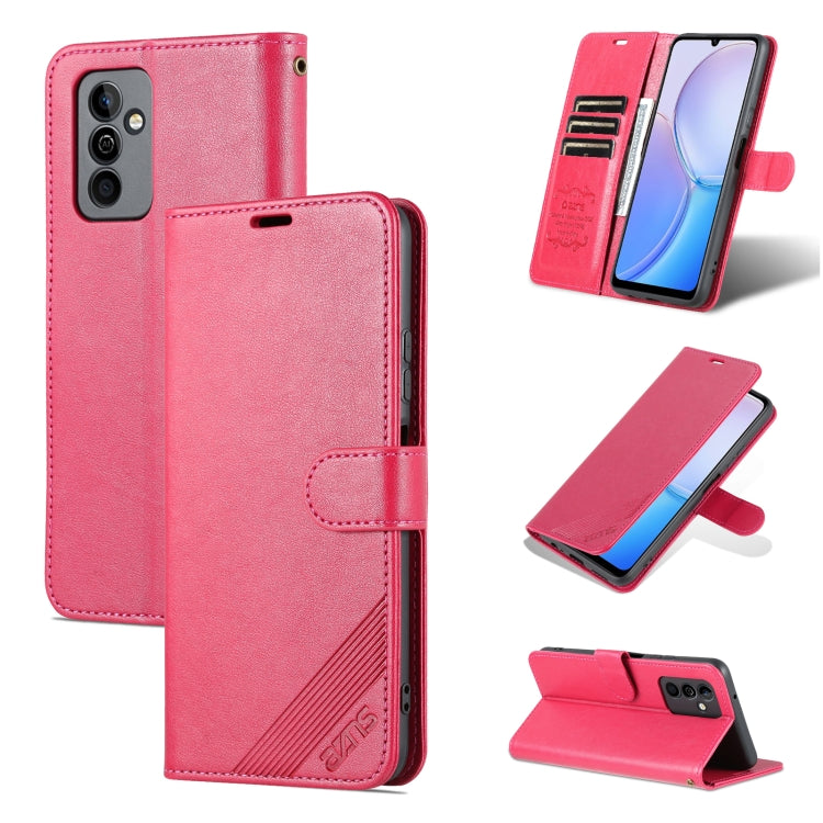 For Huawei Maimang 11 AZNS Sheepskin Texture Flip Leather Phone Case