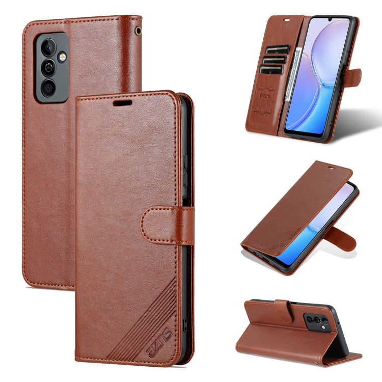 For Huawei Maimang 11 AZNS Sheepskin Texture Flip Leather Phone Case