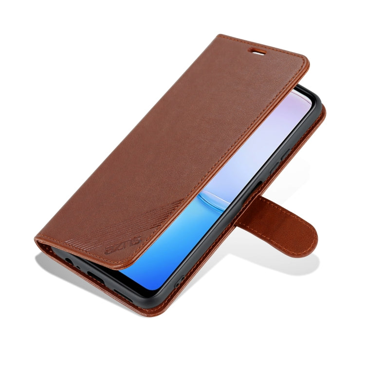 For Huawei Maimang 11 AZNS Sheepskin Texture Flip Leather Phone Case