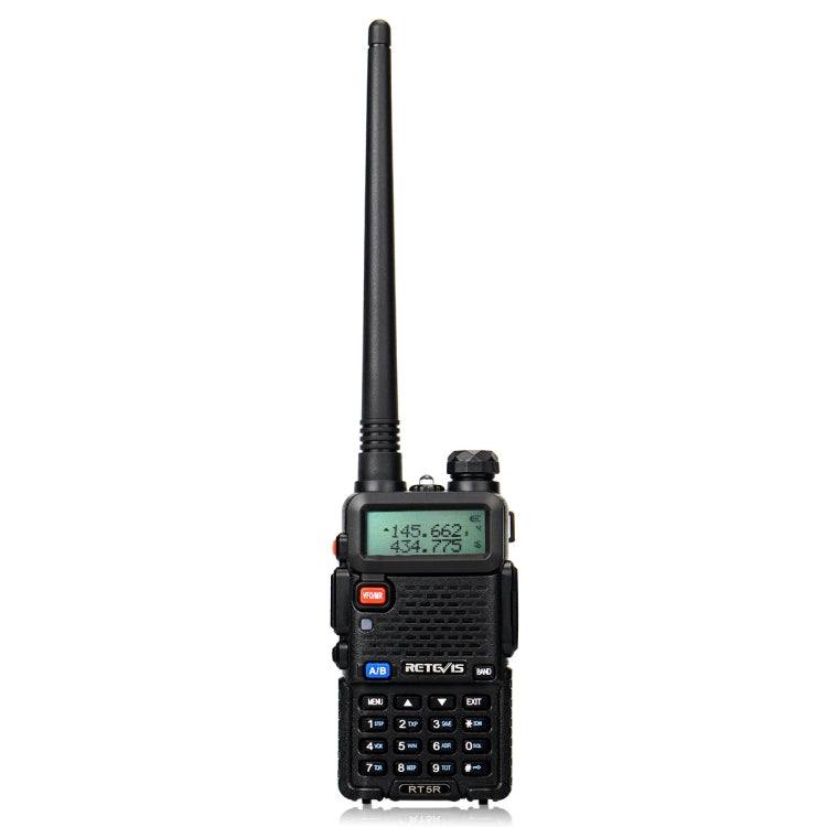 RETEVIS RT5R US Frequency 144-148MHz & 420-450MHz Handheld Two Way Radio Walkie Talkie(Black)