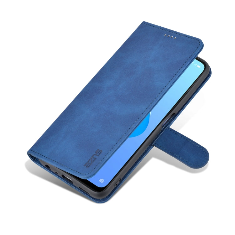 For OPPO A57 5G/Realme Q5i/Realme V23 AZNS Skin Feel Calf Texture Flip Leather Phone Case