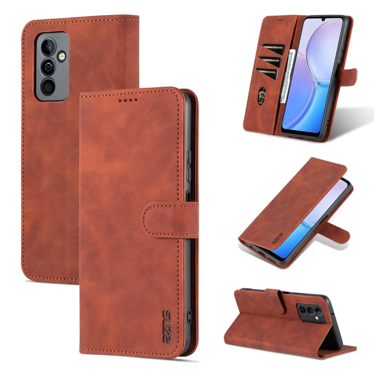For Huawei Maimang 11 AZNS Skin Feel Calf Texture Flip Leather Phone Case