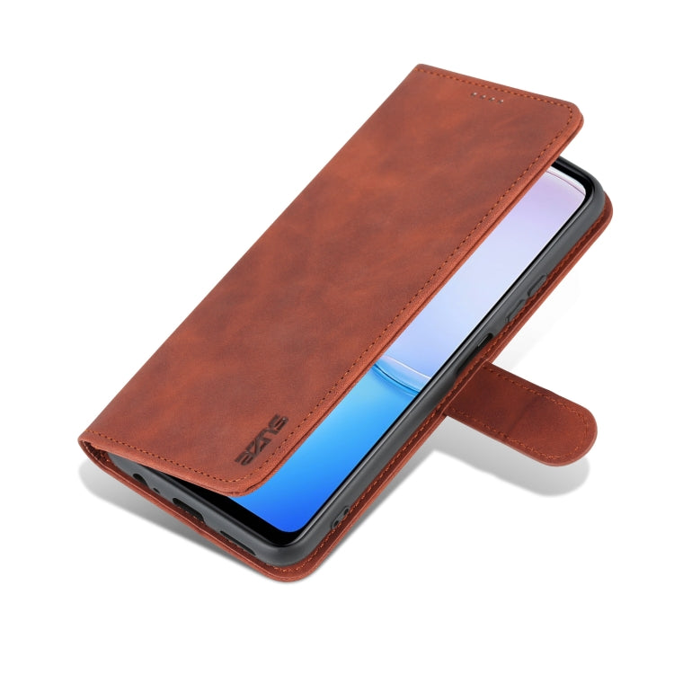 For Huawei Maimang 11 AZNS Skin Feel Calf Texture Flip Leather Phone Case