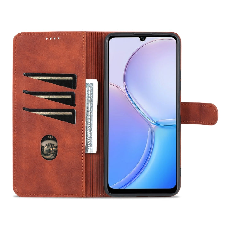 For Huawei Maimang 11 AZNS Skin Feel Calf Texture Flip Leather Phone Case