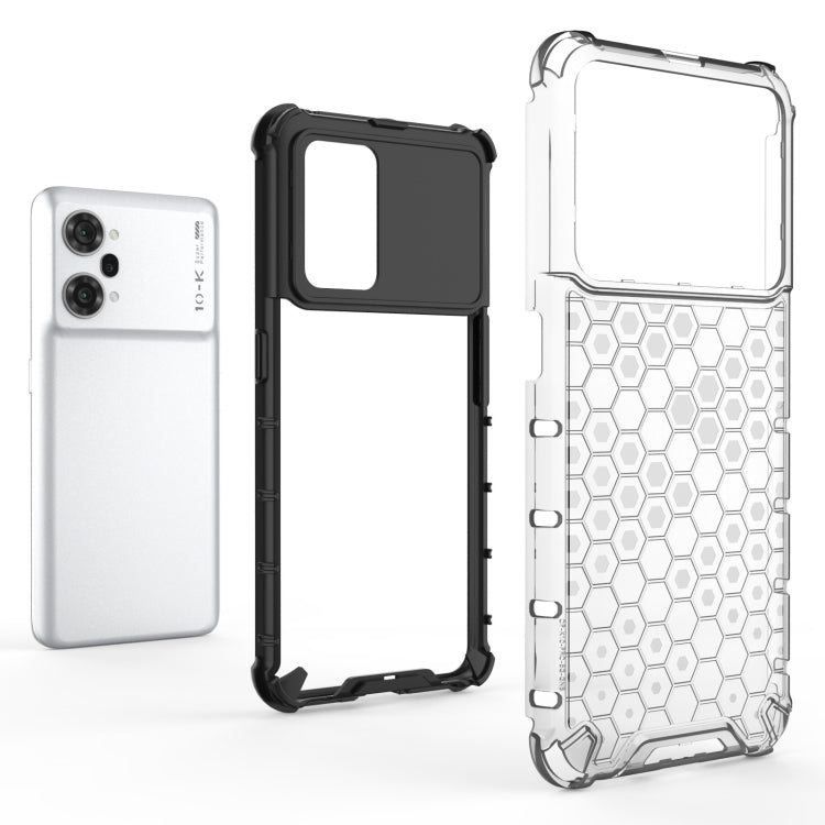 For OPPO K10 Pro 5G China Shockproof Honeycomb PC + TPU Phone Case