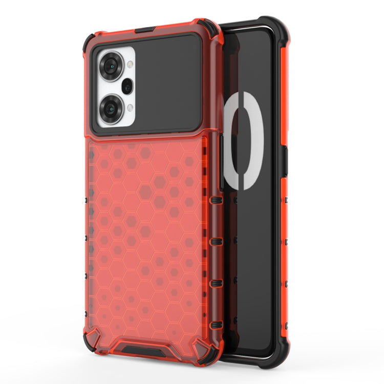 For OPPO K10 Pro 5G China Shockproof Honeycomb PC + TPU Phone Case