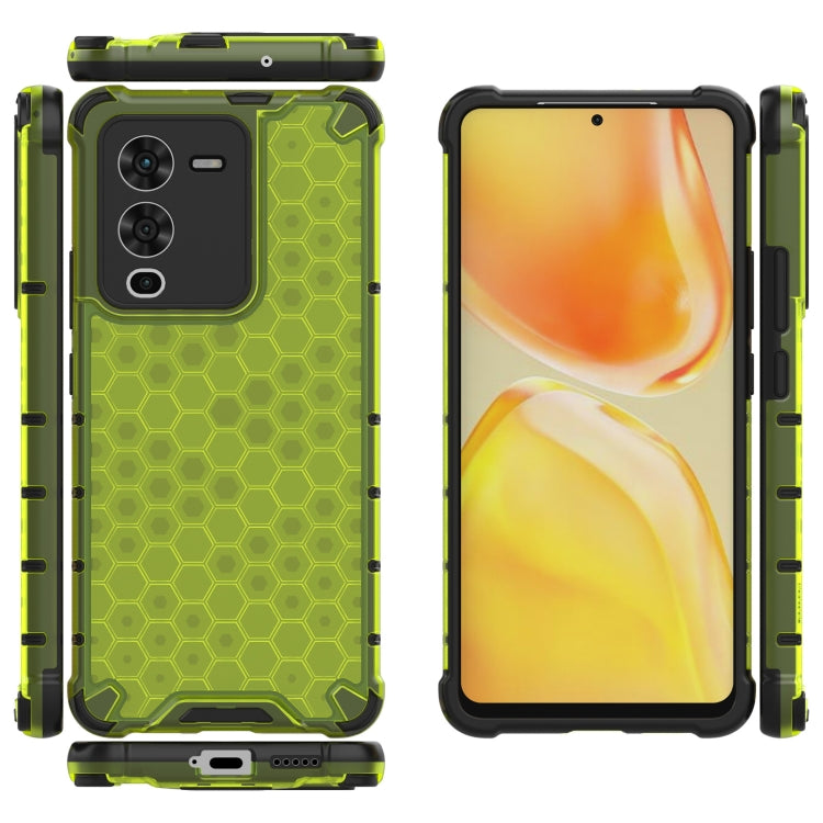 For vivo S15 5G China Shockproof Honeycomb PC + TPU Phone Case