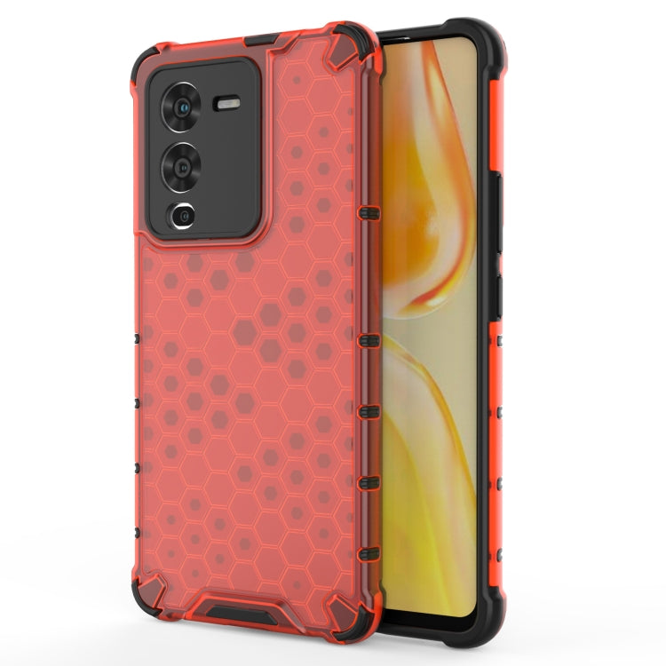 For vivo S15 5G China Shockproof Honeycomb PC + TPU Phone Case