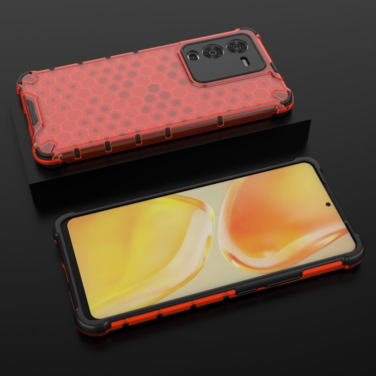 For vivo S15 5G China Shockproof Honeycomb PC + TPU Phone Case
