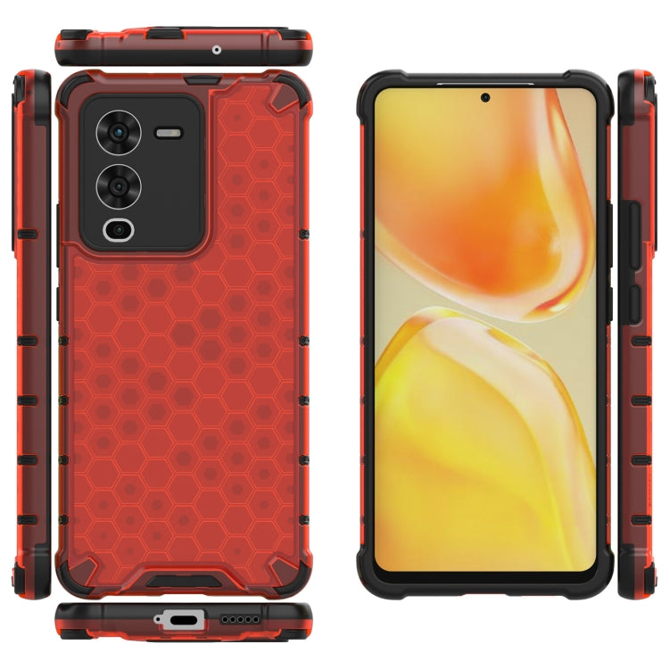 For vivo S15 5G China Shockproof Honeycomb PC + TPU Phone Case