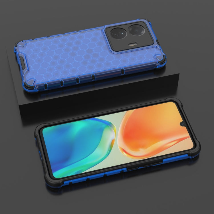 For vivo S15e Shockproof Honeycomb PC + TPU Phone Case