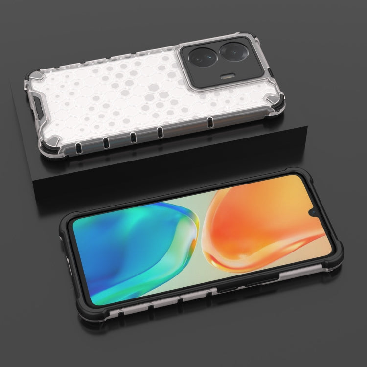 For vivo S15e Shockproof Honeycomb PC + TPU Phone Case