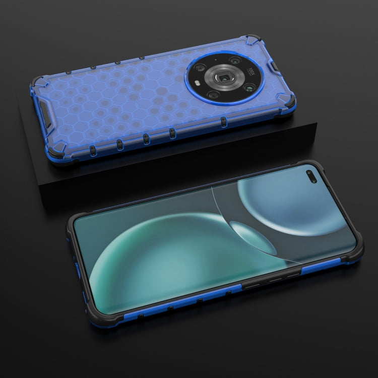 For Honor Magic4 Pro Shockproof Honeycomb PC + TPU Phone Case