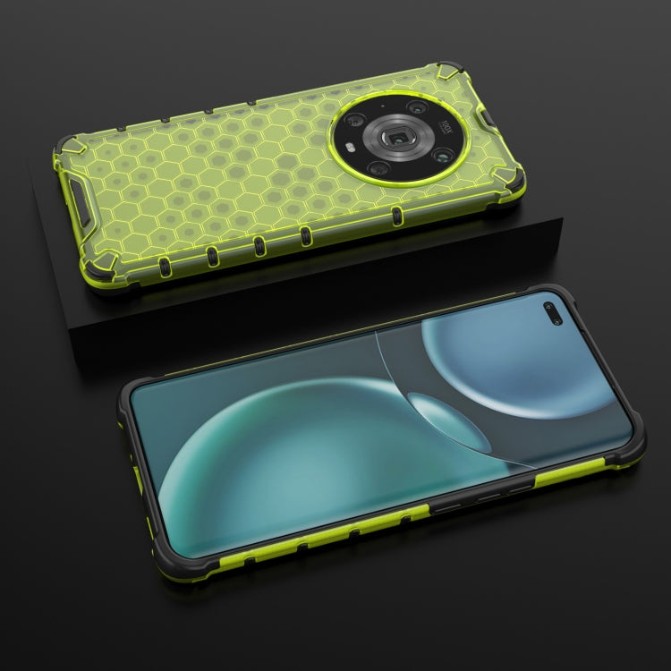 For Honor Magic4 Pro Shockproof Honeycomb PC + TPU Phone Case