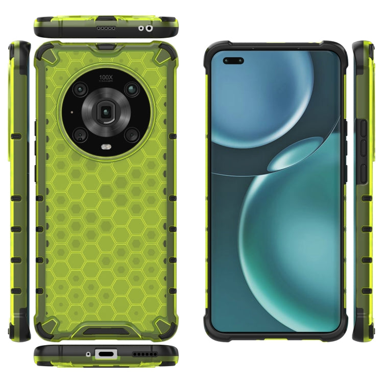 For Honor Magic4 Pro Shockproof Honeycomb PC + TPU Phone Case
