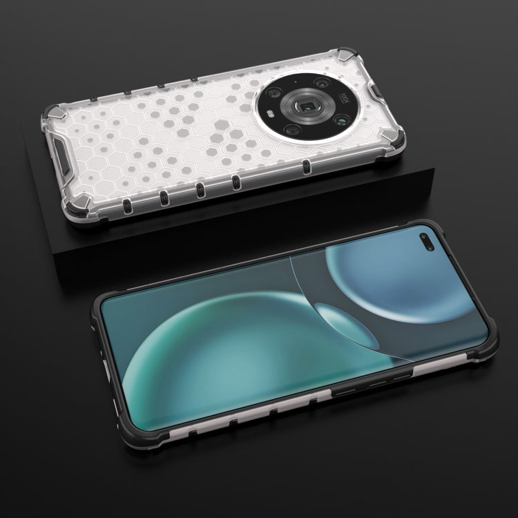 For Honor Magic4 Pro Shockproof Honeycomb PC + TPU Phone Case