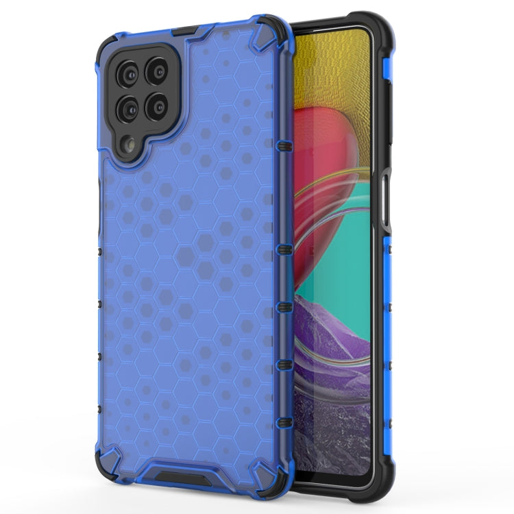 For Samsung Galaxy M53 5G Shockproof Honeycomb PC + TPU Phone Case
