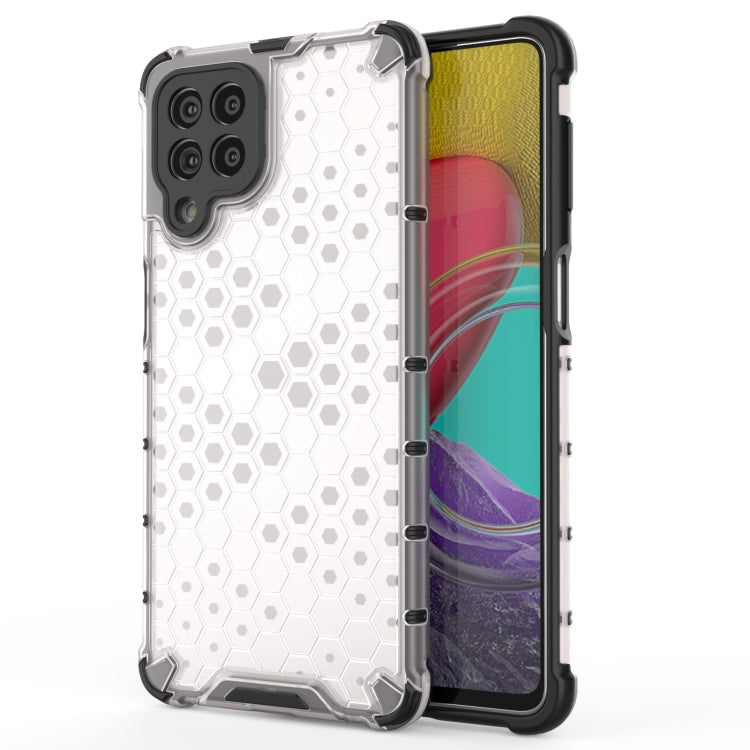For Samsung Galaxy M53 5G Shockproof Honeycomb PC + TPU Phone Case