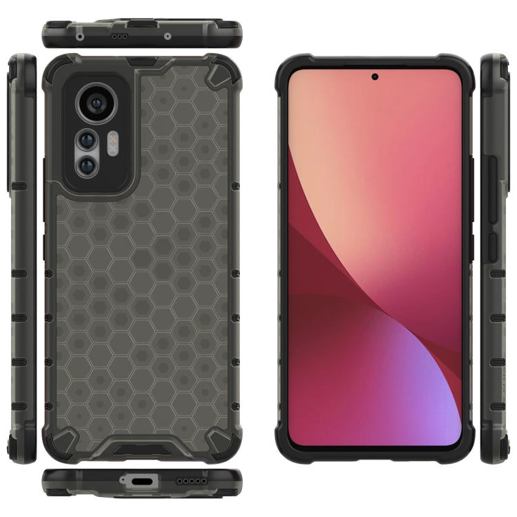 For Xiaomi 12 Lite 5G Eurasian Ver Shockproof Honeycomb PC + TPU Phone Case