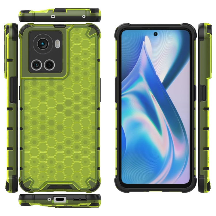 For OnePlus Ace 5G Shockproof Honeycomb PC + TPU Phone Case