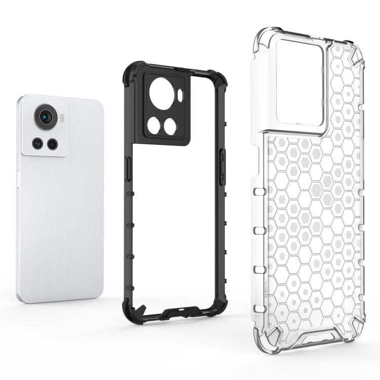 For OnePlus Ace 5G Shockproof Honeycomb PC + TPU Phone Case