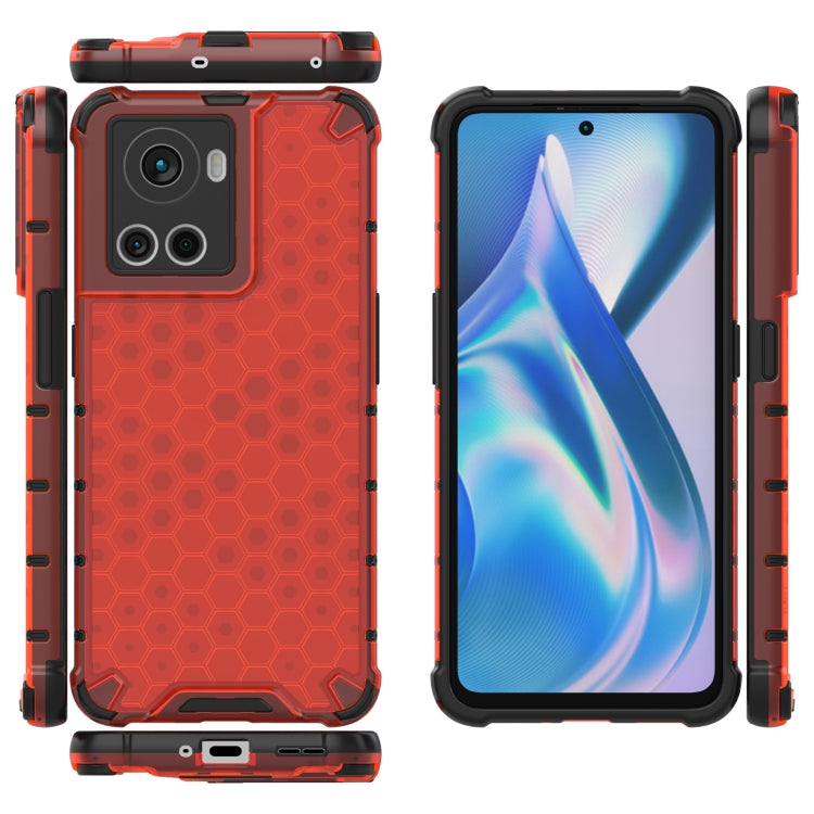 For OnePlus Ace 5G Shockproof Honeycomb PC + TPU Phone Case