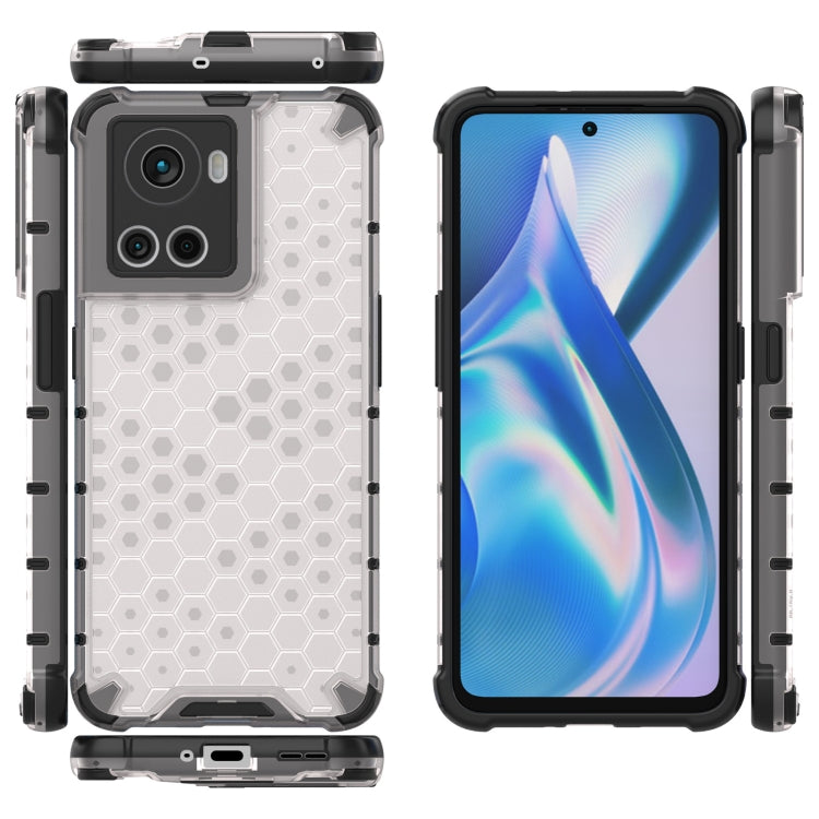 For OnePlus Ace 5G Shockproof Honeycomb PC + TPU Phone Case