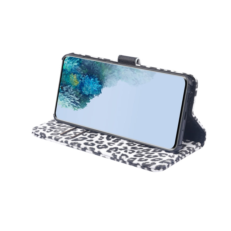 For Galaxy S20 Leopard Pattern Horizontal Flip Leather Case with Holder & Card Slots