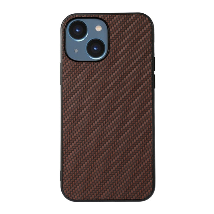 For iPhone 14 Carbon Fiber Texture Phone Case