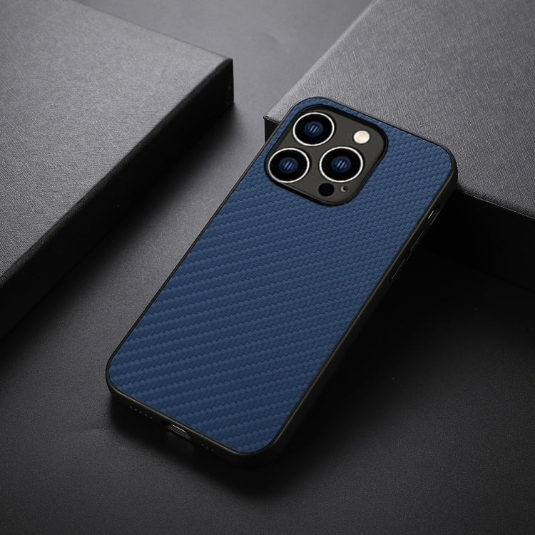For iPhone 14 Pro Carbon Fiber Texture Phone Case