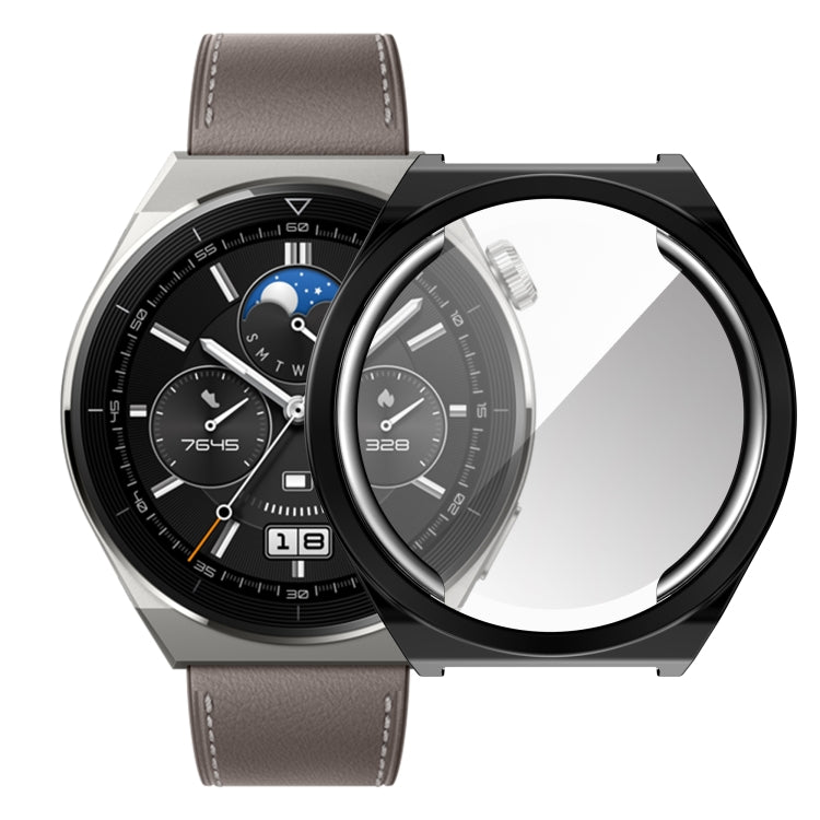 For Huawei Watch GT3 Pro 43mm Electroplating Full Coverage TPU Watch Case