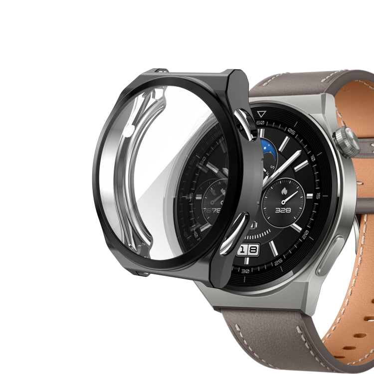 For Huawei Watch GT3 Pro 43mm Electroplating Full Coverage TPU Watch Case