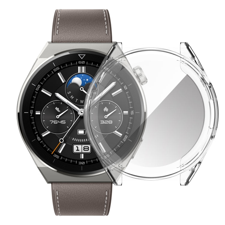 For Huawei Watch GT3 Pro 43mm Electroplating Full Coverage TPU Watch Case
