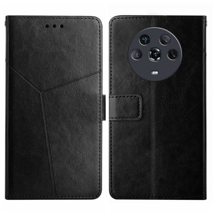 For Honor Magic4 Y Stitching Horizontal Flip Leather Phone Case
