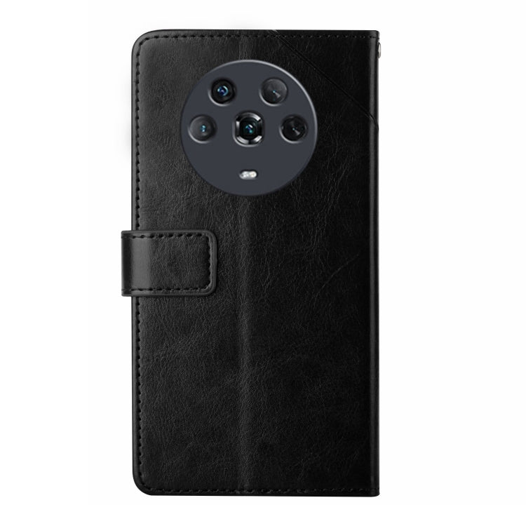 For Honor Magic4 Y Stitching Horizontal Flip Leather Phone Case