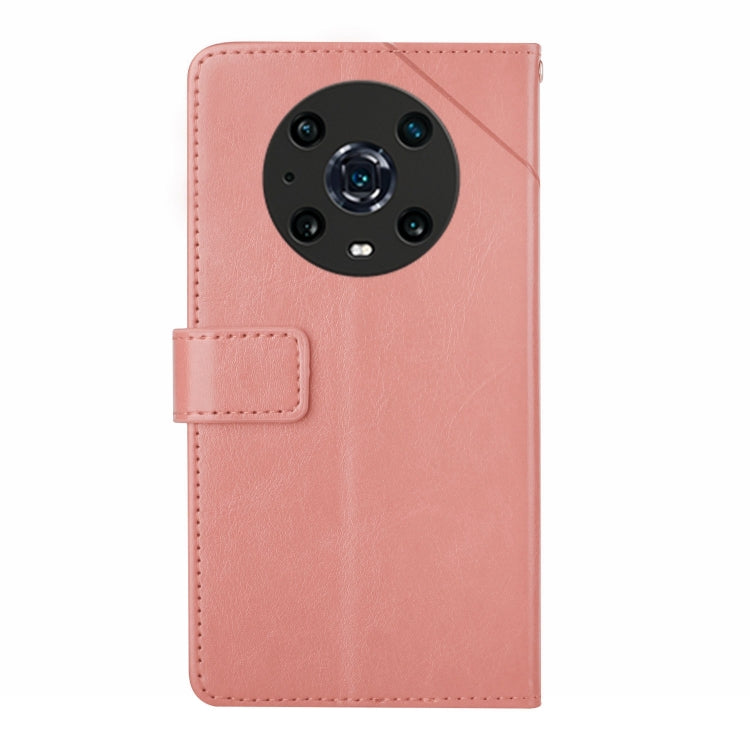 For Honor Magic4 Pro Y Stitching Horizontal Flip Leather Phone Case
