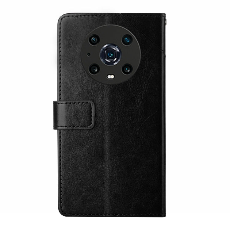 For Honor Magic4 Pro Y Stitching Horizontal Flip Leather Phone Case